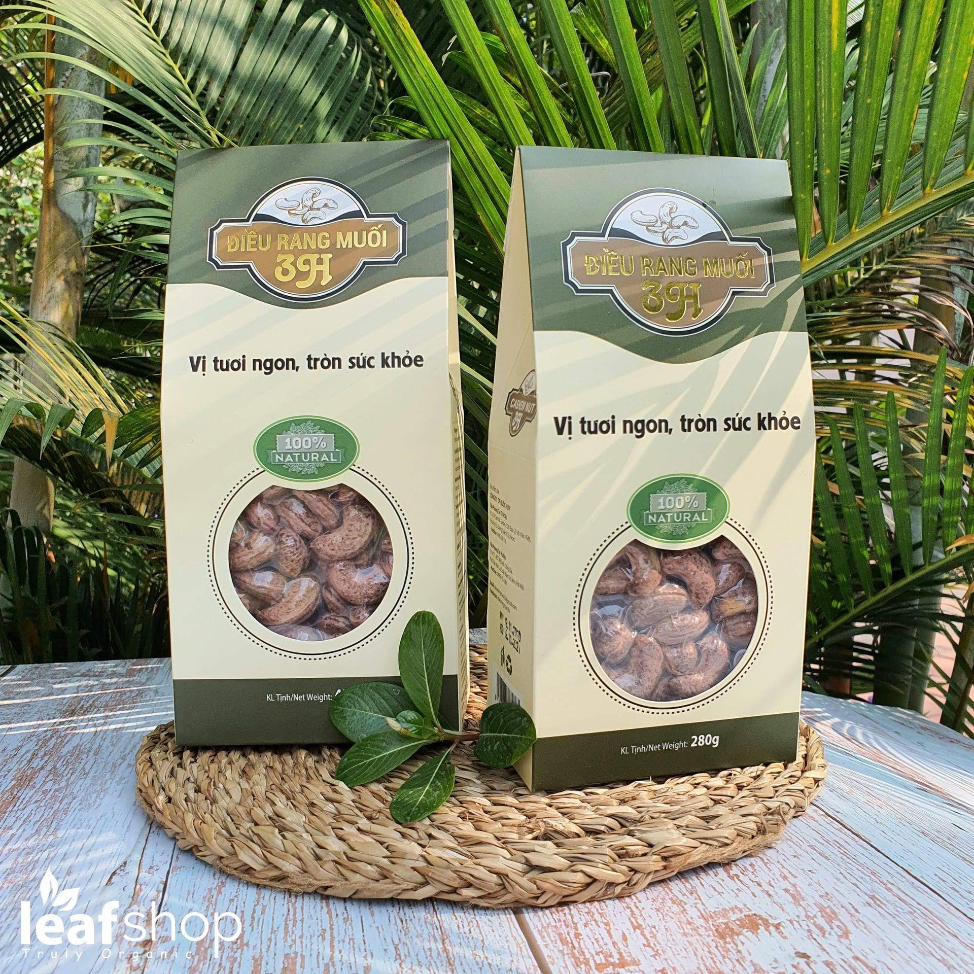 [HCM]Hạt điều rang muối 3H 280g/450g - Leafhouse hcm