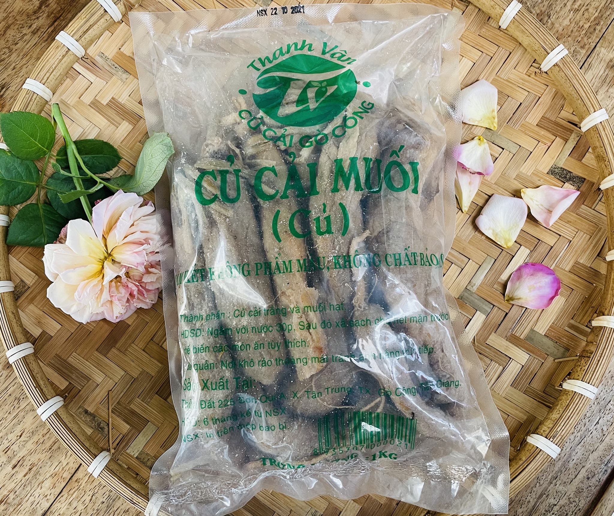 Củ cải muối nguyên củ - loại ngon - 1Kg