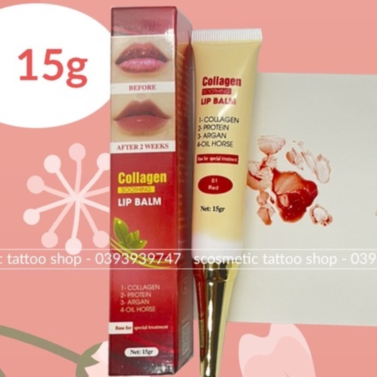 collagen soothing lip balm