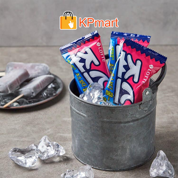 Kem cá mập dâu cam Hàn Quốc Lotte Jaws Bar 75ML