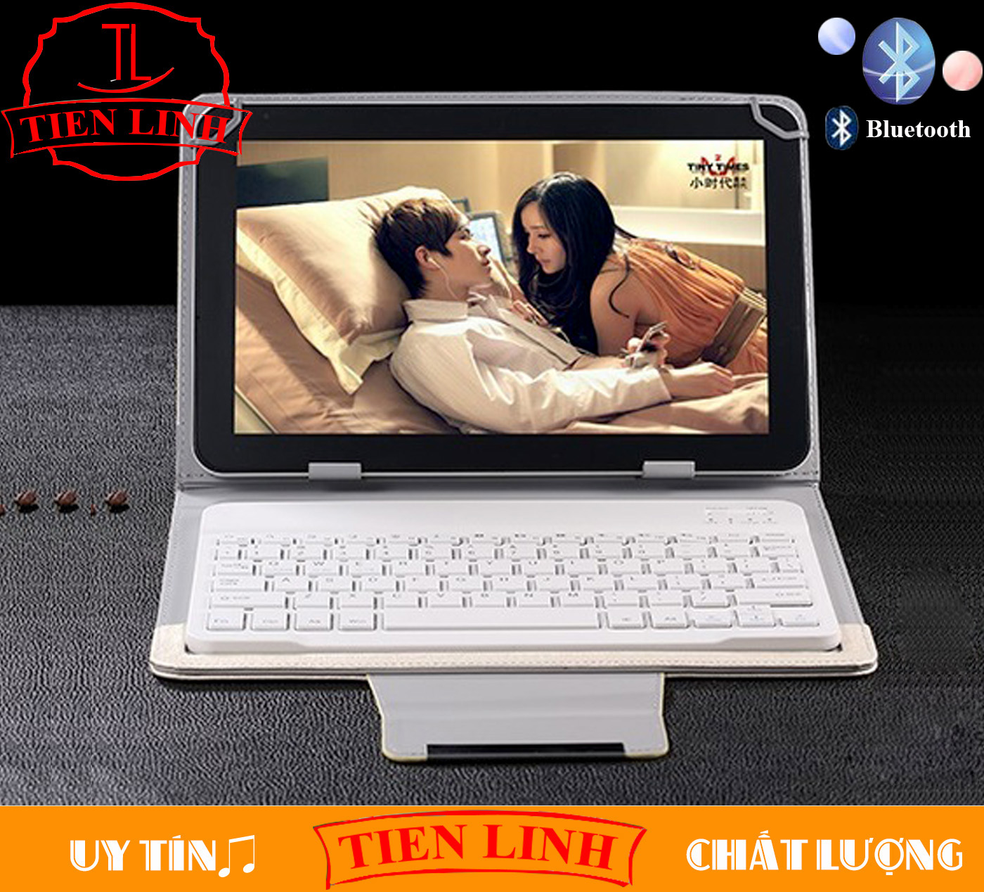 Bluetooth keyboard leather case for tablet/iPad 7 to 8 inch for HDH iOS/Android/Windows
