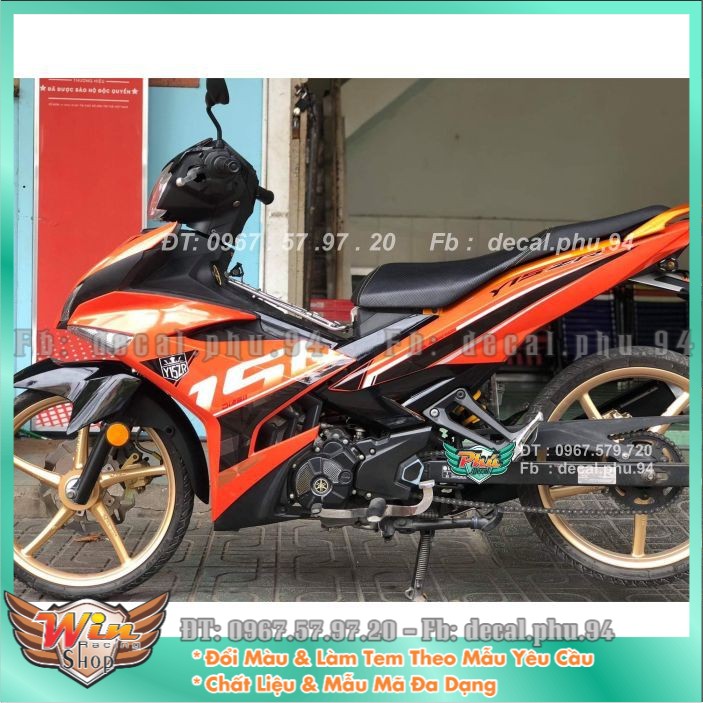 Tem rời Exciter 150 Y15ZR Cam đen (H)