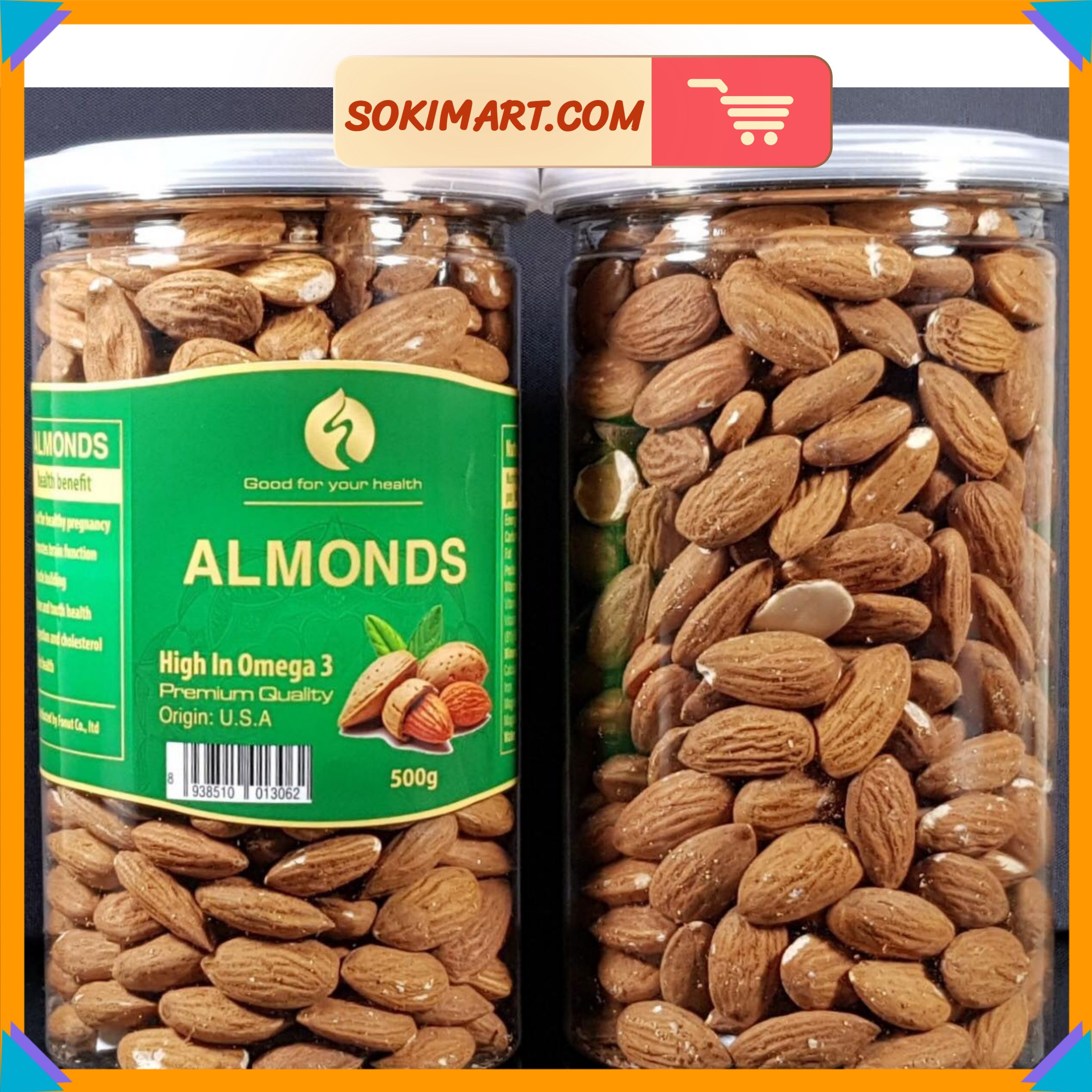 Nhân hạnh nhân Mỹ - 500g