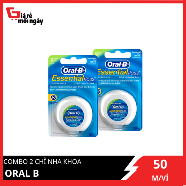 COMBO 2 Chỉ nha khoa Oral B  50m giá rẻ
