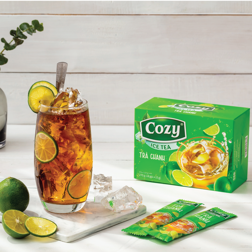 [Hộp 270g] TRÀ CHANH HÒA TAN [VN] COZY Lemon Ice Tea (bph-hk)