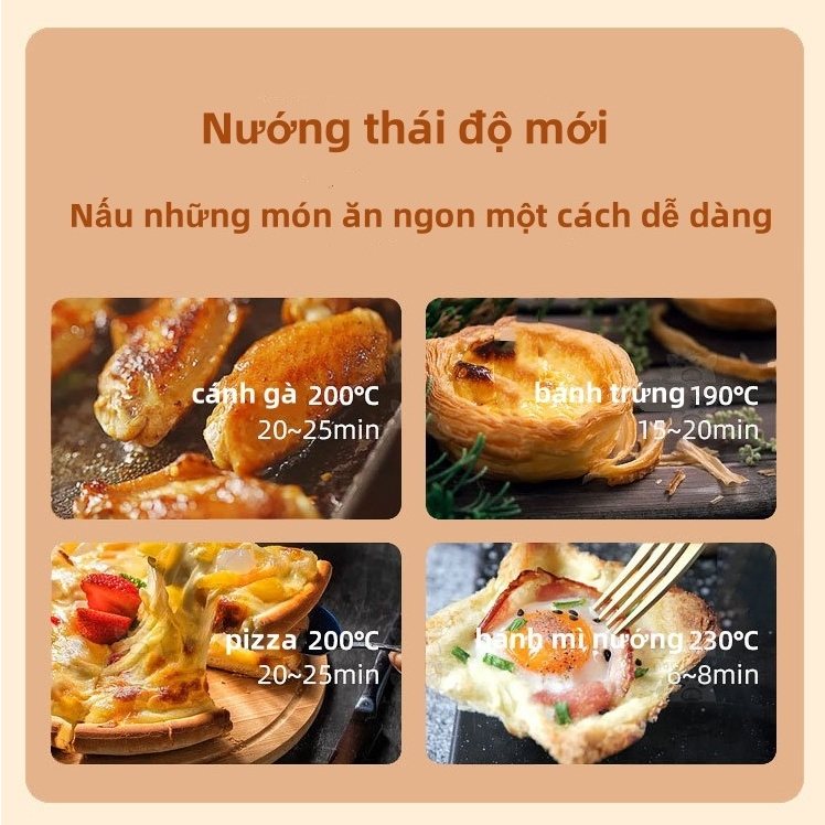 MiaXia Joy Household small double-layer multi-functional fully automatic 12L capacity electric oven mini
