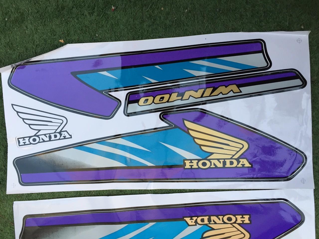 bộ tem cho xe honda win 100
