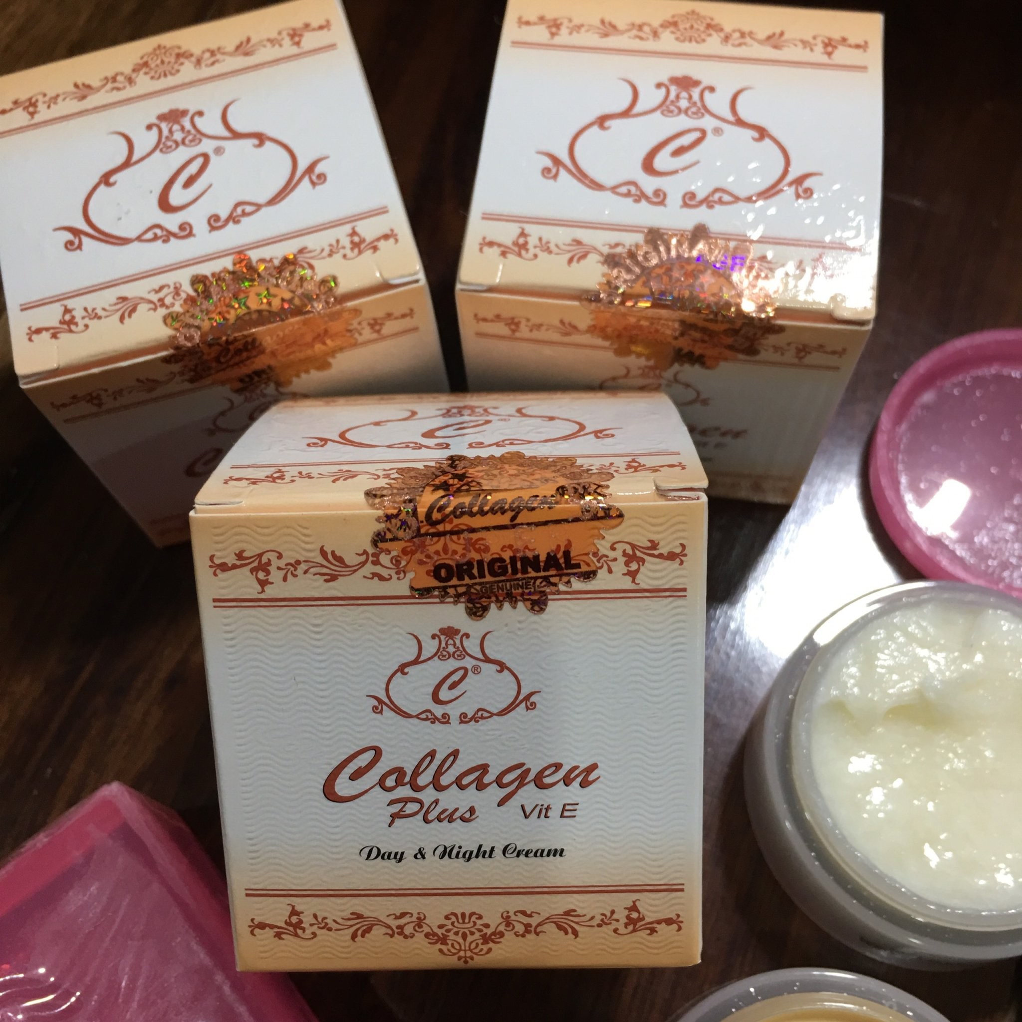 Bộ kem collagen 701 plus vit e tem đỏ chính hãng 100%