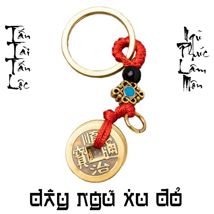[Đồng Xịn] Móc Khóa Đồng Rồng Keychain Dargon ( Móc Khóa Đồng Thau Phong Thủy )