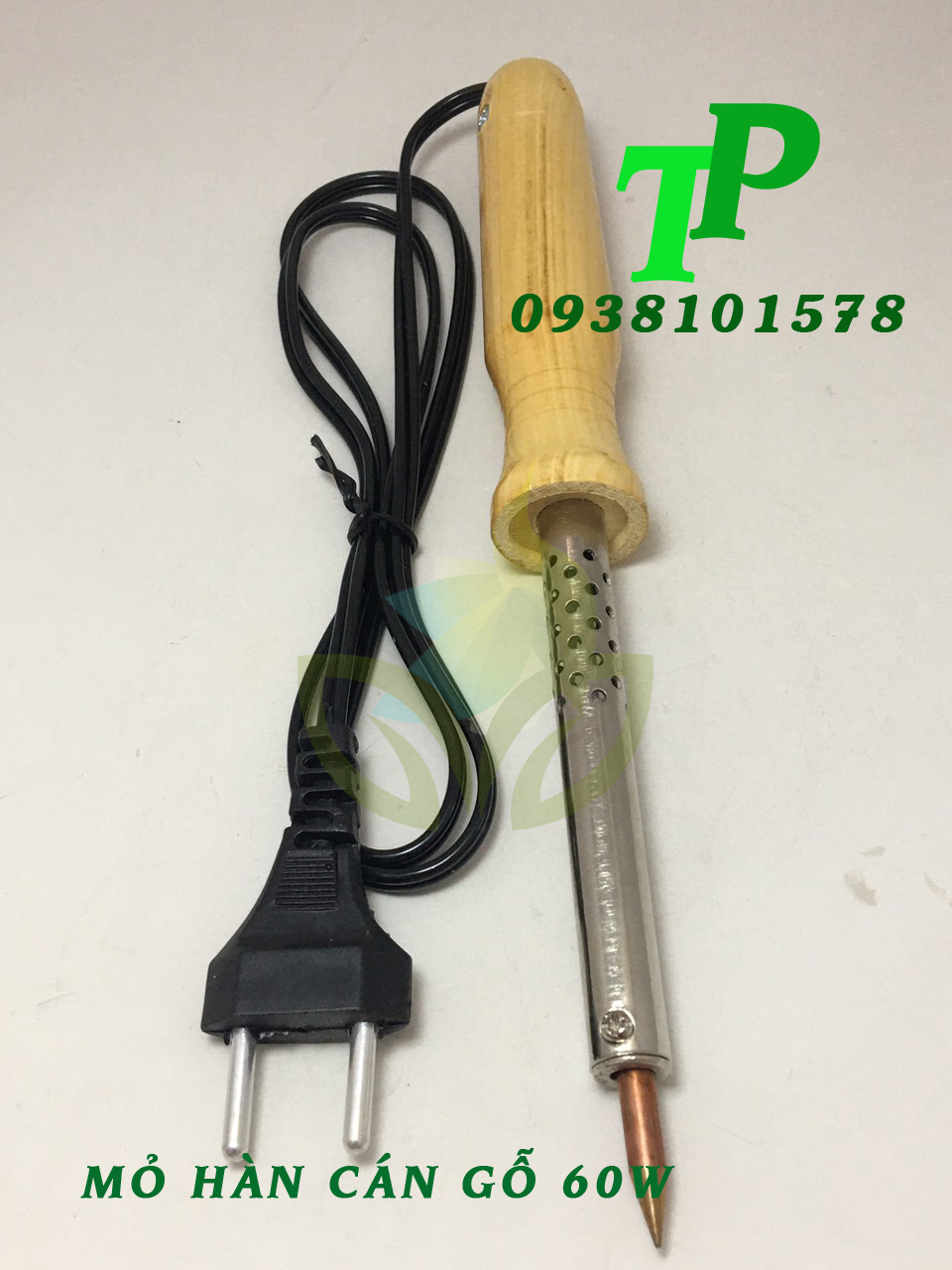 Mỏ Hàn Chì Cán Gỗ 60W , Mỏ Hàn Thiếc, Mỏ Hàn Cán Gỗ 60W