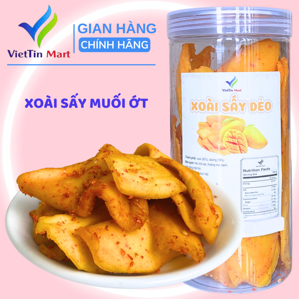 1KG XOÀI SẤY DẺO MUỐI ỚT