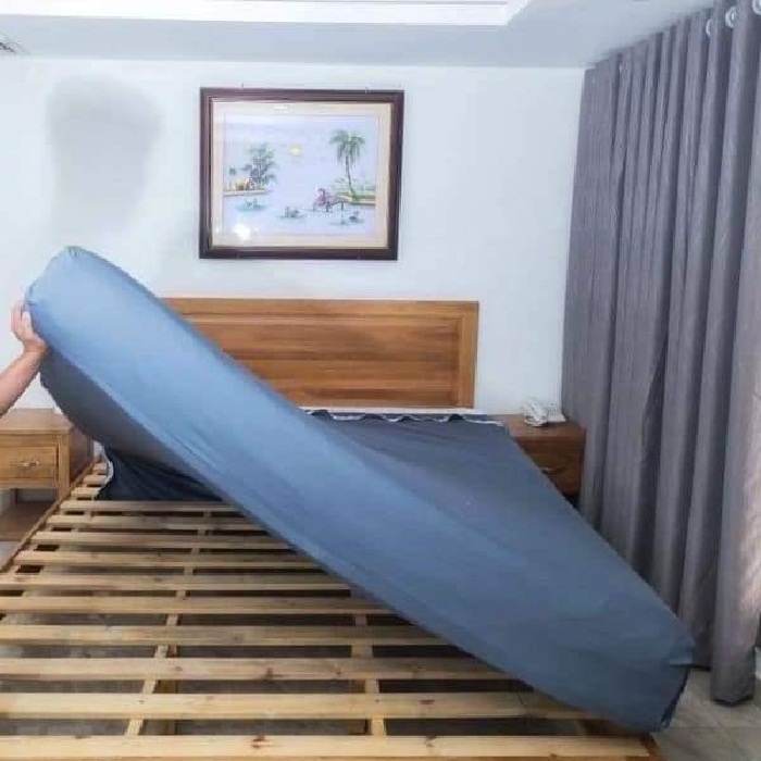 [HCM][ FREEPSHIP MAX ] ÁO BỌC NỆM - ÁO GA BỌC NỆM 2 MẶT THUN HÀN QUỐC (SIZE 1m6x2mx2 tấc)