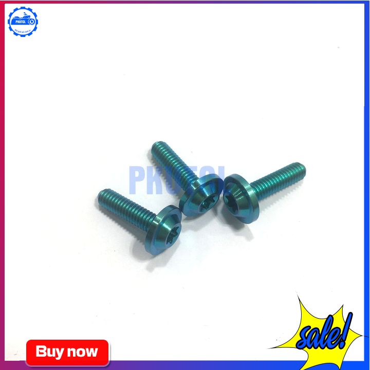 [HCM]Ốc Nắp Dầu 4LI15 GR5 Đầu Dù - TitanLục Bảo ( Giá 1 Con)