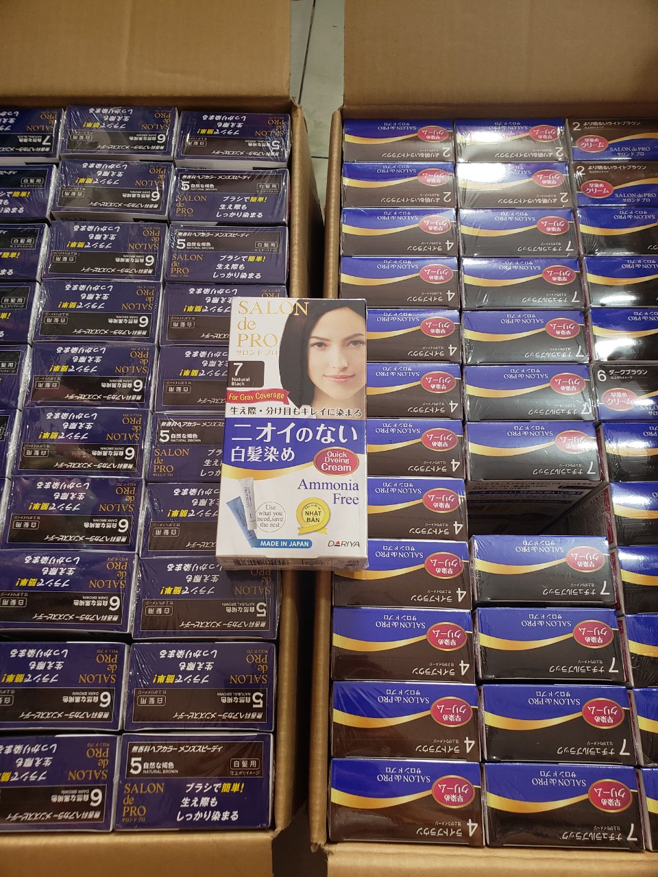 ( Nữ ) Thuốc Nhuộm Tóc Salon De Pro Nhật Bản Số 7