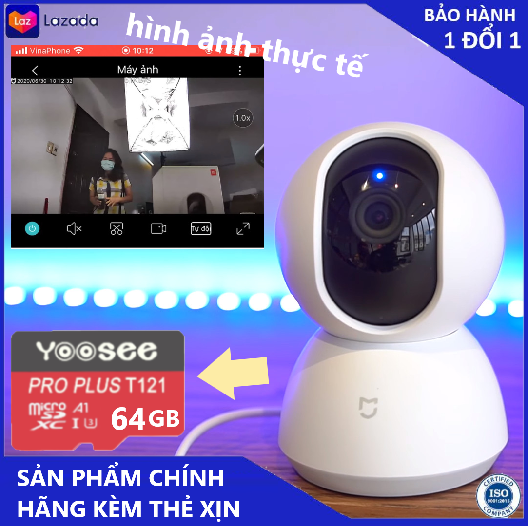 >> BÁO GIÁ CAMERA - CAMERA WIFI - CAMERA YOOSEE 5 RÂU KÈM THẺ NHỚ 128GB HIỂN THỊ 2.0 MPX CẢNH BÁO CHUYỂN ĐỘNG, CÓ TIẾNG V | Shopee Lazada Sendo Tiki mới nhất 76 Camera - Camera wifi - Camera xiaomi xoay 360 độ tặng kèm củ nguồn, thẻ nhớ chính hãng class 10 , hiển thị 2.0 mpx, cảnh báo chuyển động Bảo hành 3 năm 1 đổi 1 trong 7 ngày