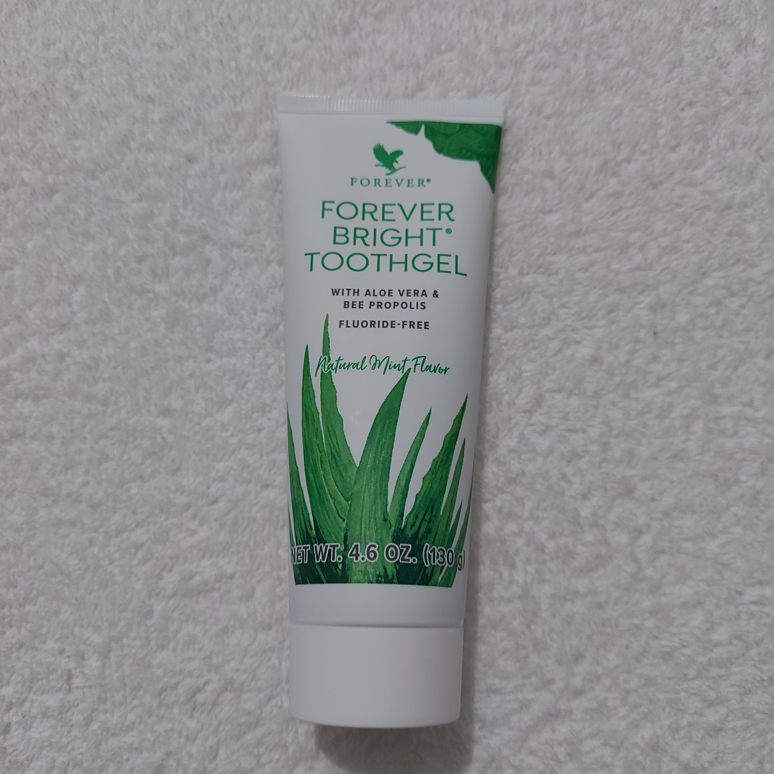 Combo 2 tuýp kem đánh răng Lô Hội Forever Bright Toothgel cho người viêm lợi, nhiệt miệng, sâu răng 130g