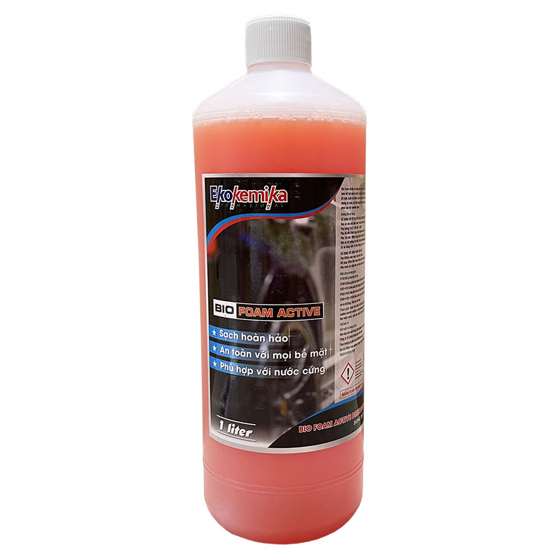 Nước Rửa Xe Bọt Tuyết Siêu Bọt Ekokemika Bio Foam Active 1L