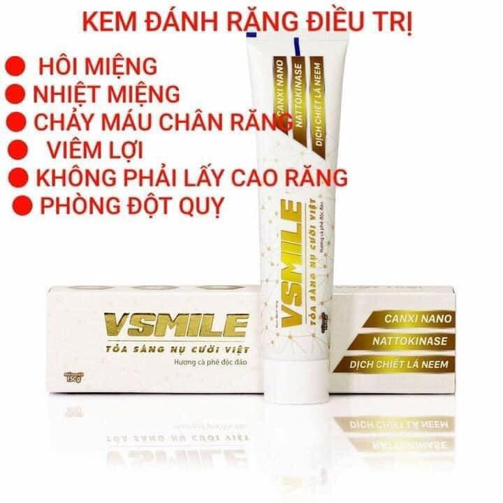Kem Đánh Răng Thảo Dược VSMILE - Bảo Vệ Răng Miệng [ Hàng chính hãng Vinalink Group ]