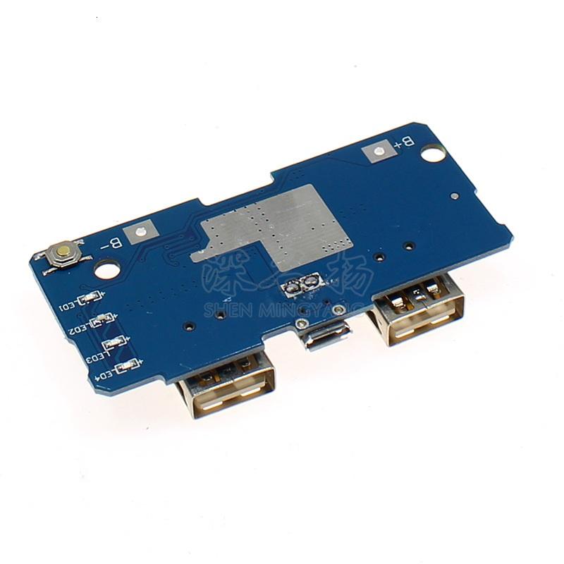 Mạch sạc dự phòng 2 cổng (xanh dương)