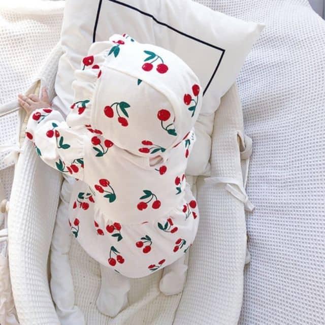 SÉT BODY CHERRY CHO BÉ GÁI