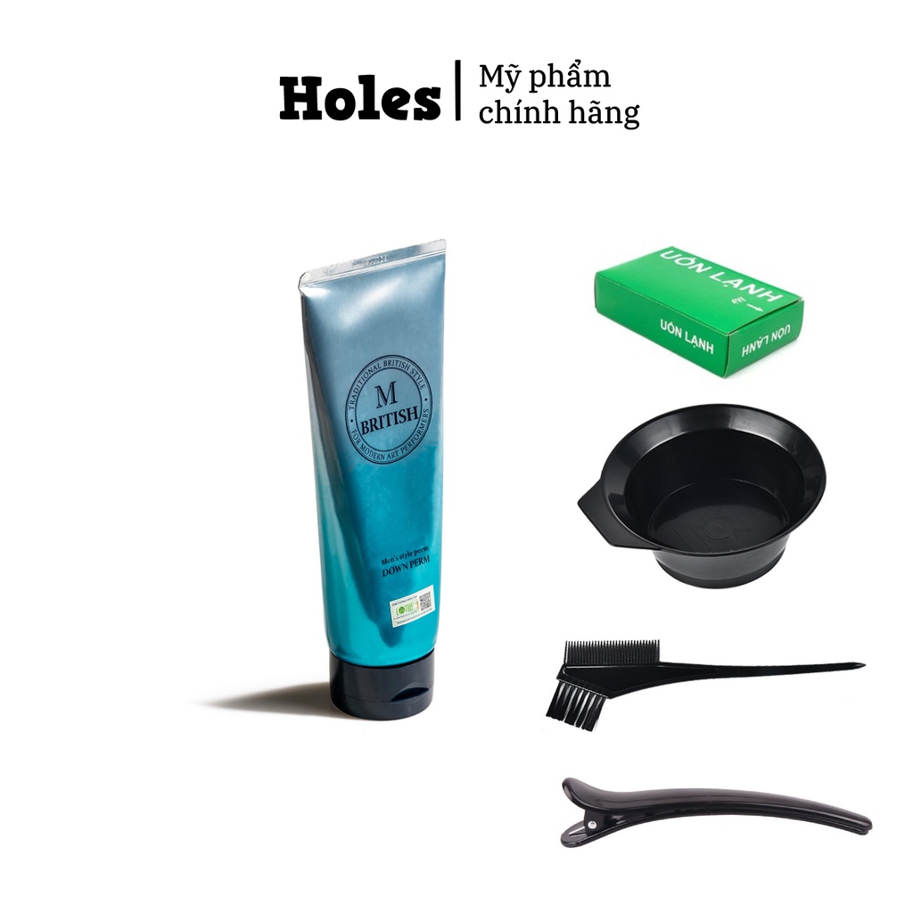 Kem ép side tóc British M Men s Style Down Perm - 200g