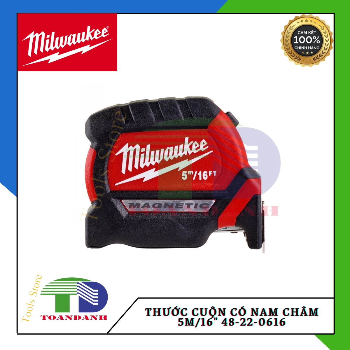 Thước cuộn có nam châm 5m/16" 48-22-0616