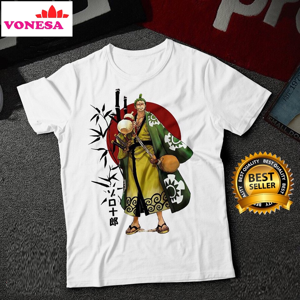 [HCM][SIÊU CHẤT] ÁO PHÔNG RORONOA ZORO ONE PIECE CỰC ĐẸP | ÁO THUN ĐẢO HẢI TẶC (Ảnh thật)