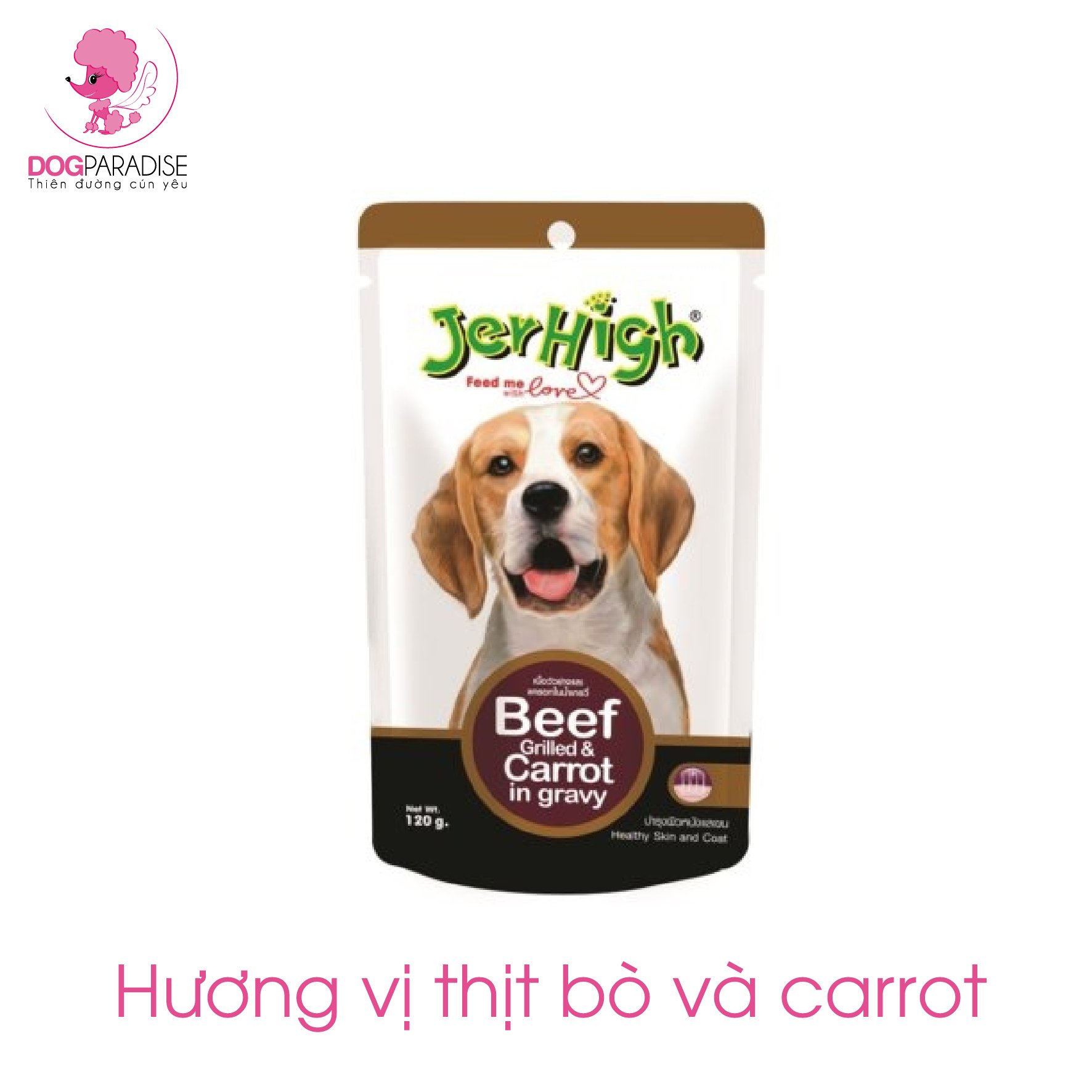 Snack dinh dưỡng cho chó Jerhigh 70g - Dog Paradise