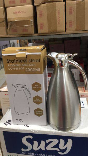 PHÍCH NƯỚC GIỮ NHIỆT INOX CAO CẤP 2 LÍT
