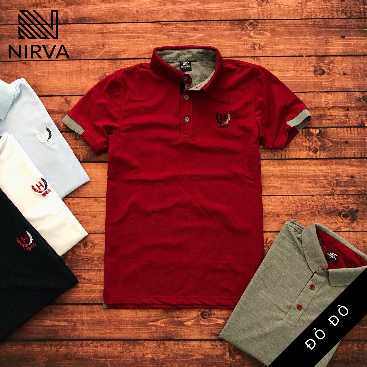 Áo thun nam polo NIRVA bông lúa phong cách mới RXP019