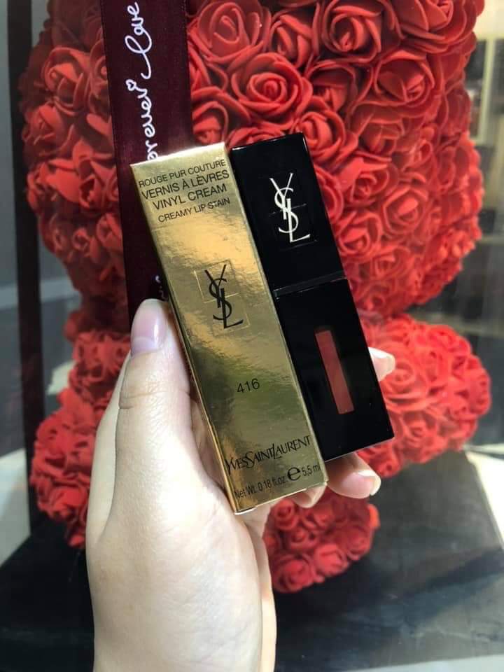 SON KEM YSL VINYL CREAM LIP STAIN 416