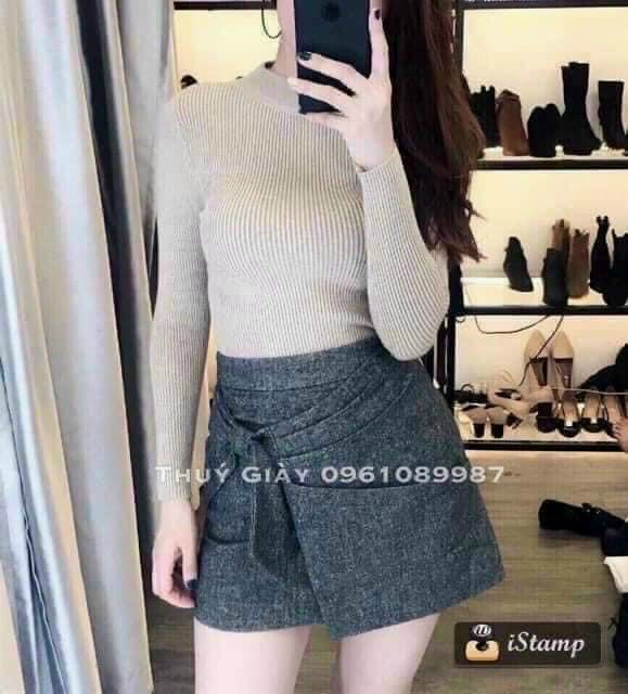 [TRENDING] Áo Thun Lụa Tay Dài Cổ Lọ Siêu Xinh TTVV0284