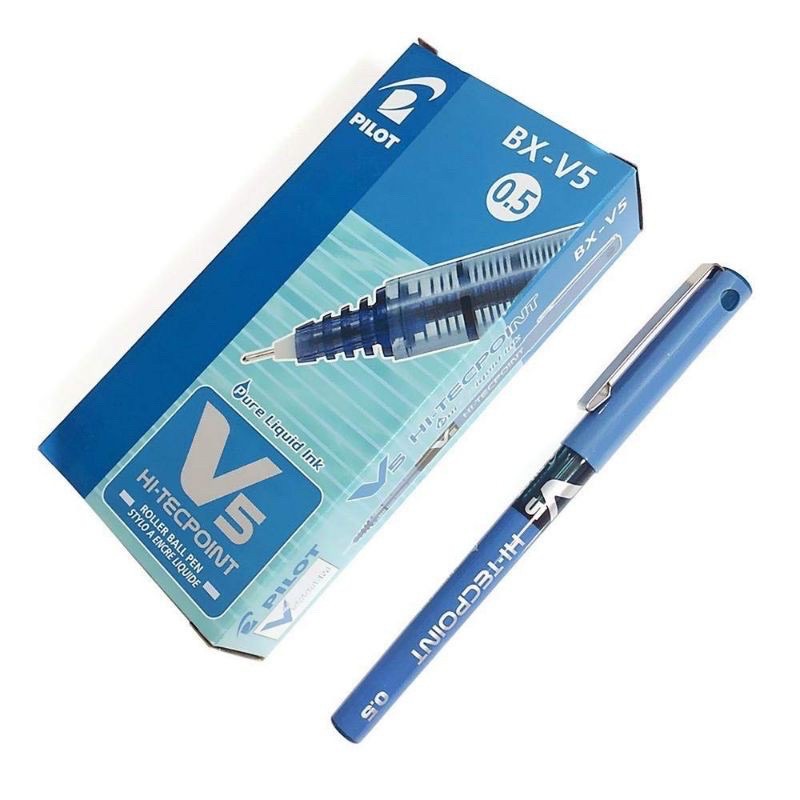Bút kim nước Pilot V5 xanh , đỏ , đen.