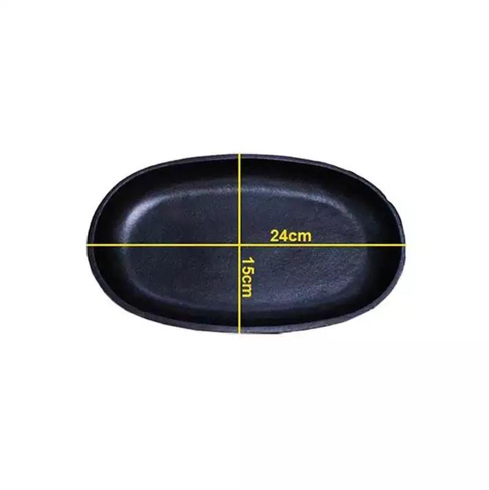 [HCM]Chảo gang chống dính Oval (Trung)