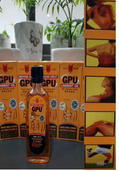 Dầu xoa bóp GPU Liniment Oil 60ml Indonesia ( Hàng chính hãng )