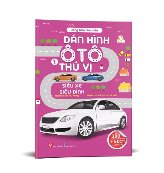 Sách - Dán hình ô tô thú vị - (Siêu xe siêu đỉnh)