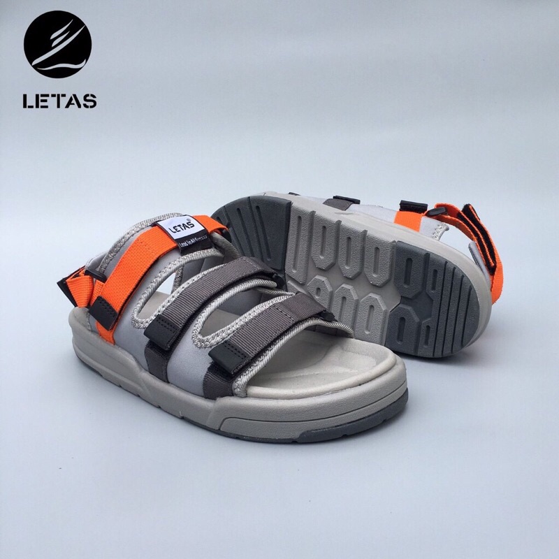 Sandal Nữ, Nam Đế Cao Letas D1001 Cam Tro