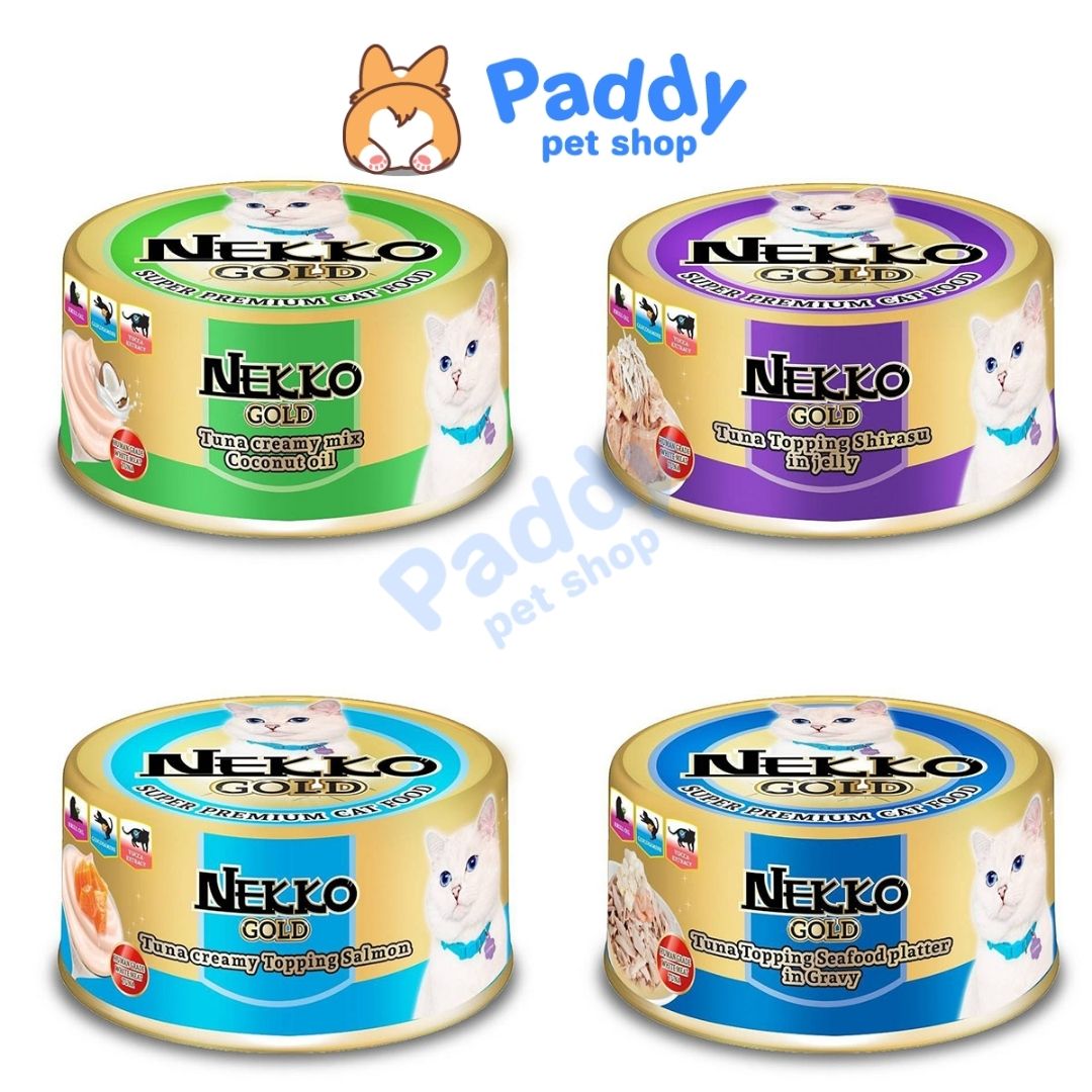 Pate Nekko Gold Cho Mèo Mọi Lứa Tuổi - Lon 85g (Nhập khẩu Thái Lan)