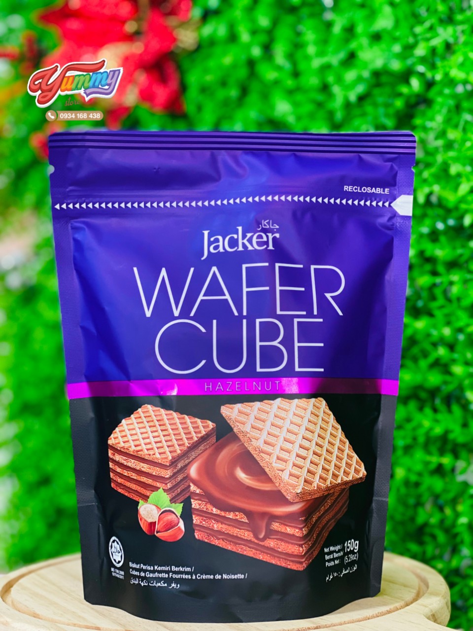 Bánh Xốp Wafer Cube Jacker Gói 150G