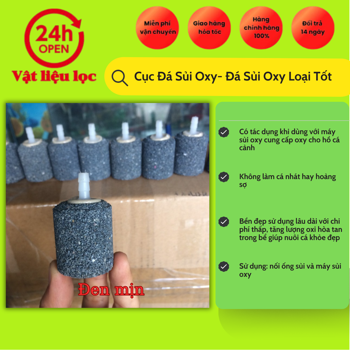 Cục Đá Sủi Oxy - Đá Sủi Oxi Loại Tốt