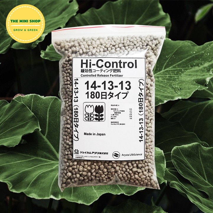Phân tan chậm cho hoa lan Hi-Control 14-13-13 gói 500g