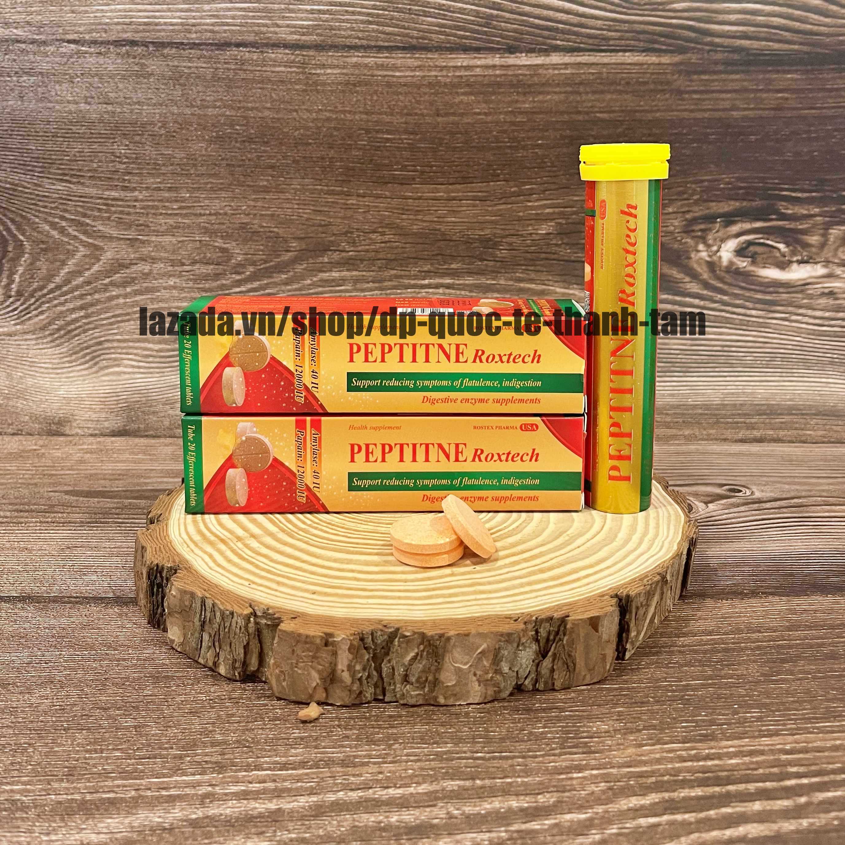 Viên sủi PEPTITNE hỗ trợ giảm các triệu chứng khó tiêu