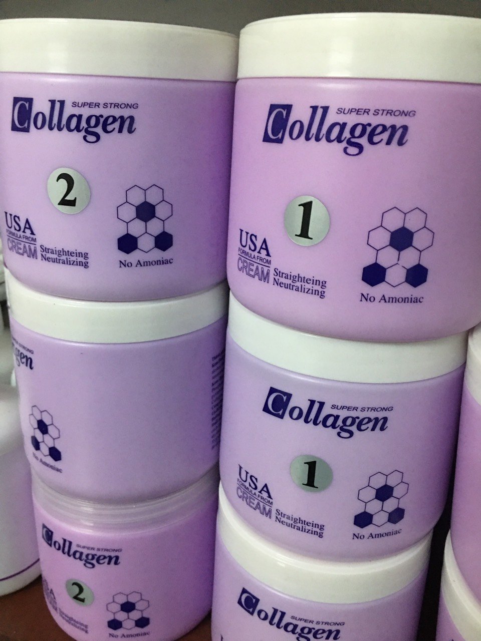 [HCM]Cặp thuốc duỗi tóc collagen sp