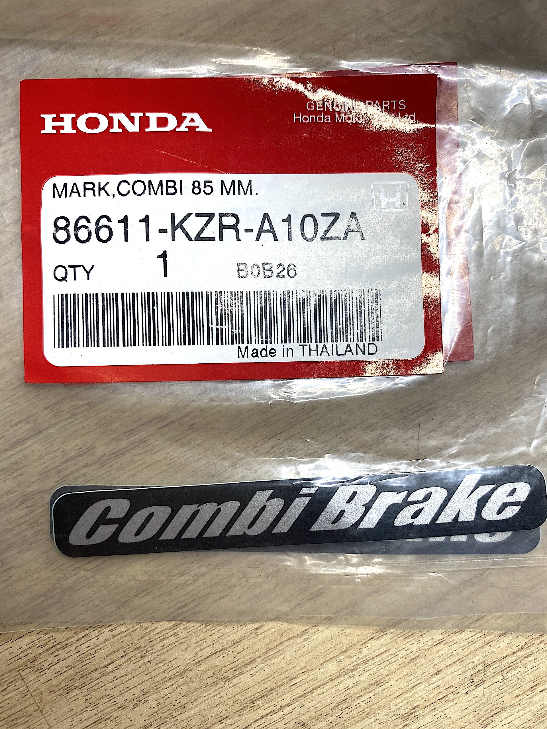 [HCM]Tem Combibrake chính hãng Honda 85mm - Cái