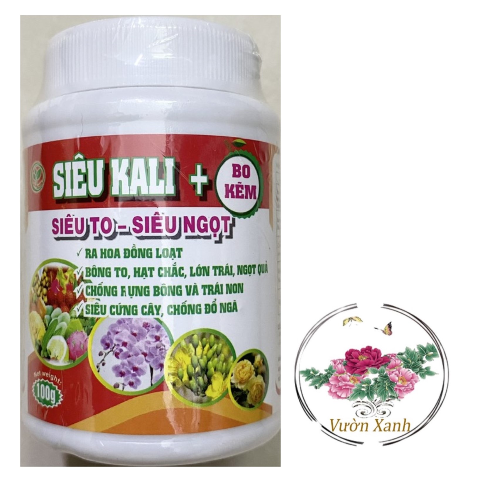 Phân bón siêu kali + bo kẽm - siêu to, siêu ngọt - #532a# 100g