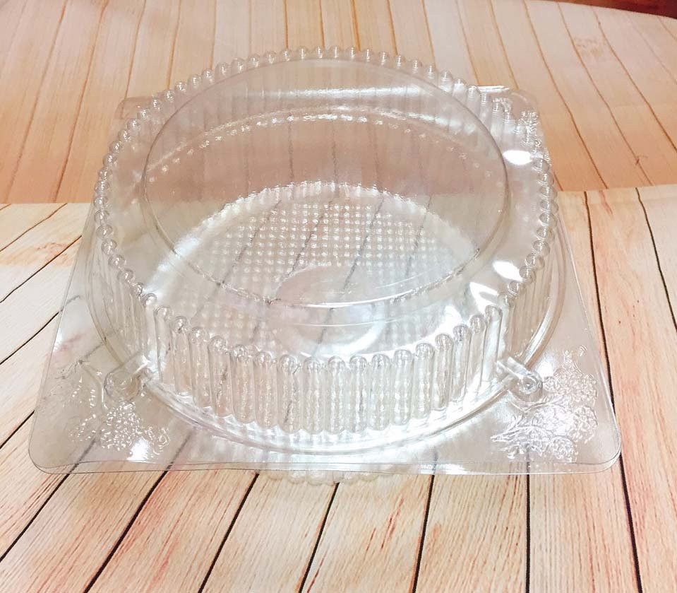 [HCM]COMBO 100 HỘP NHỰA TRÒN ĐỰNG BÁNH NẮP GẬP 20CM (H28)