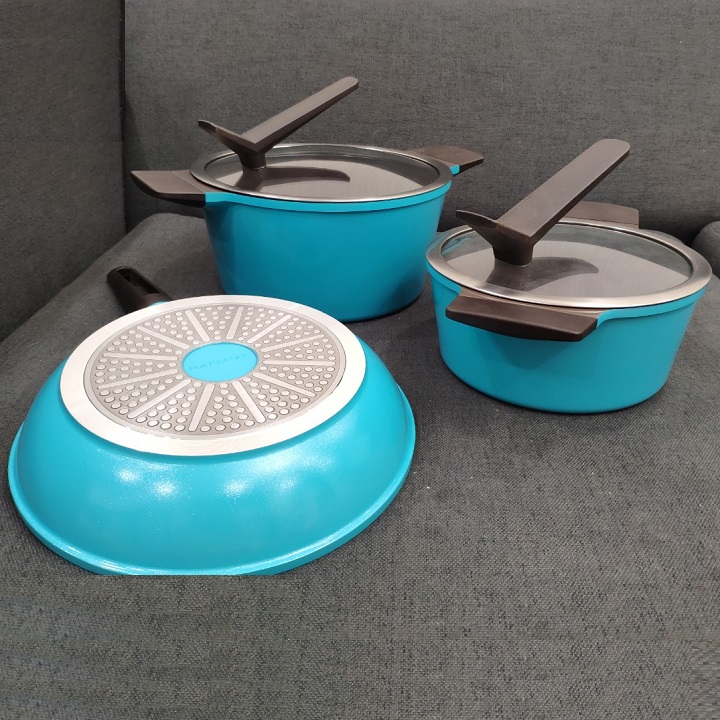 [HCM]bộ nồi chảo lock&lock - bộ nồi chảo