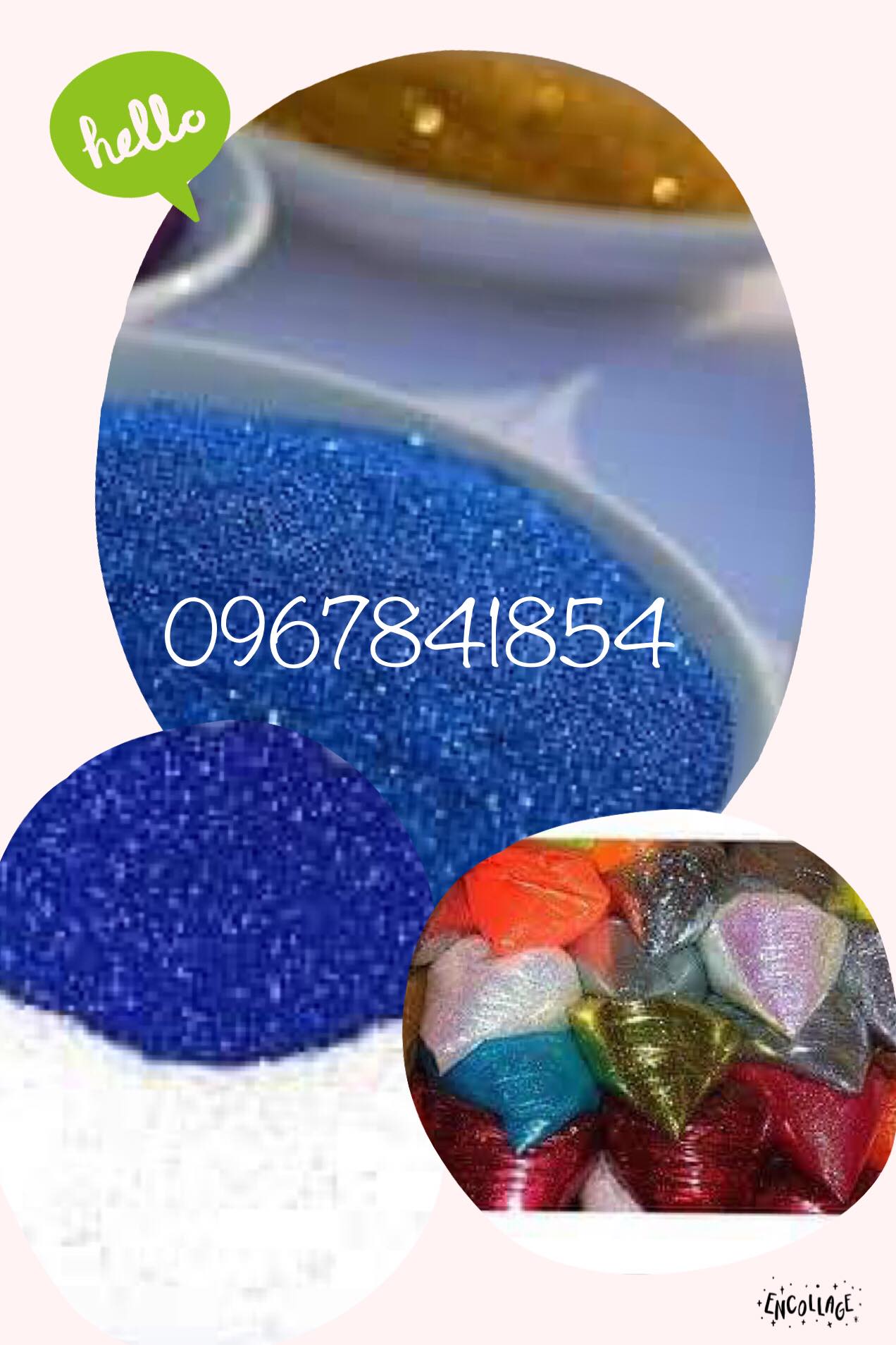 200G 2  MÀU bột kim tuyến