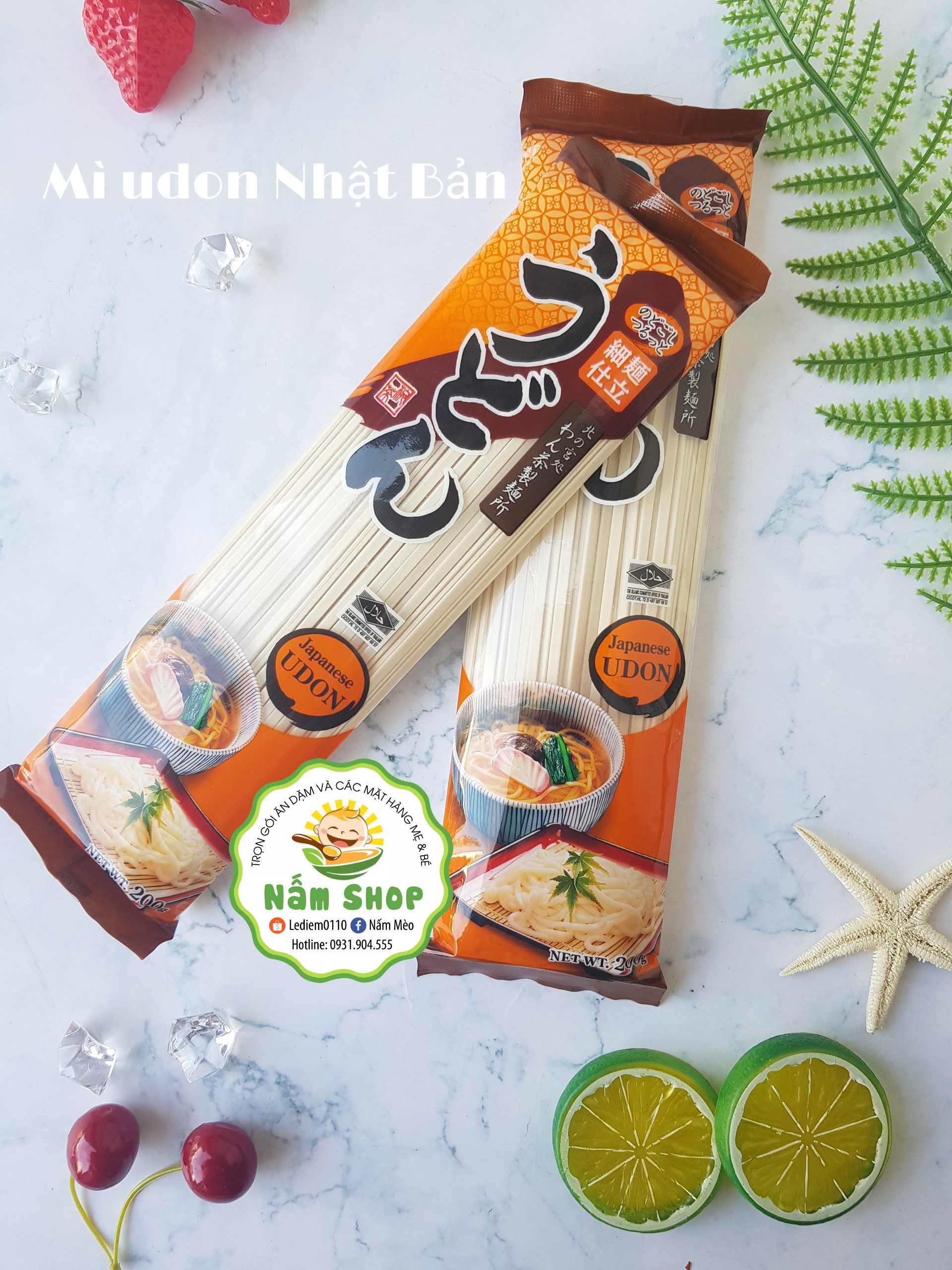 Mì Udon Yamamori Nhật Bản sợi dài