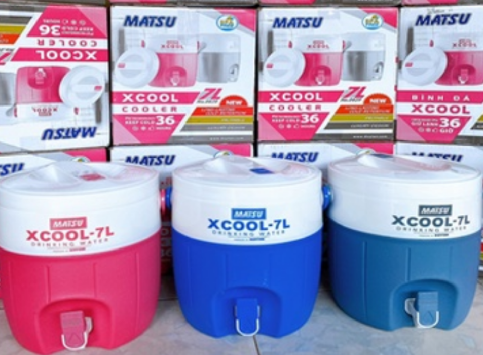 [HCM]Bình đá giữ nhiệt xcool 7 Liter - DUY TÂN - Gia Dụng Tiết Kiệm Chính Hãng